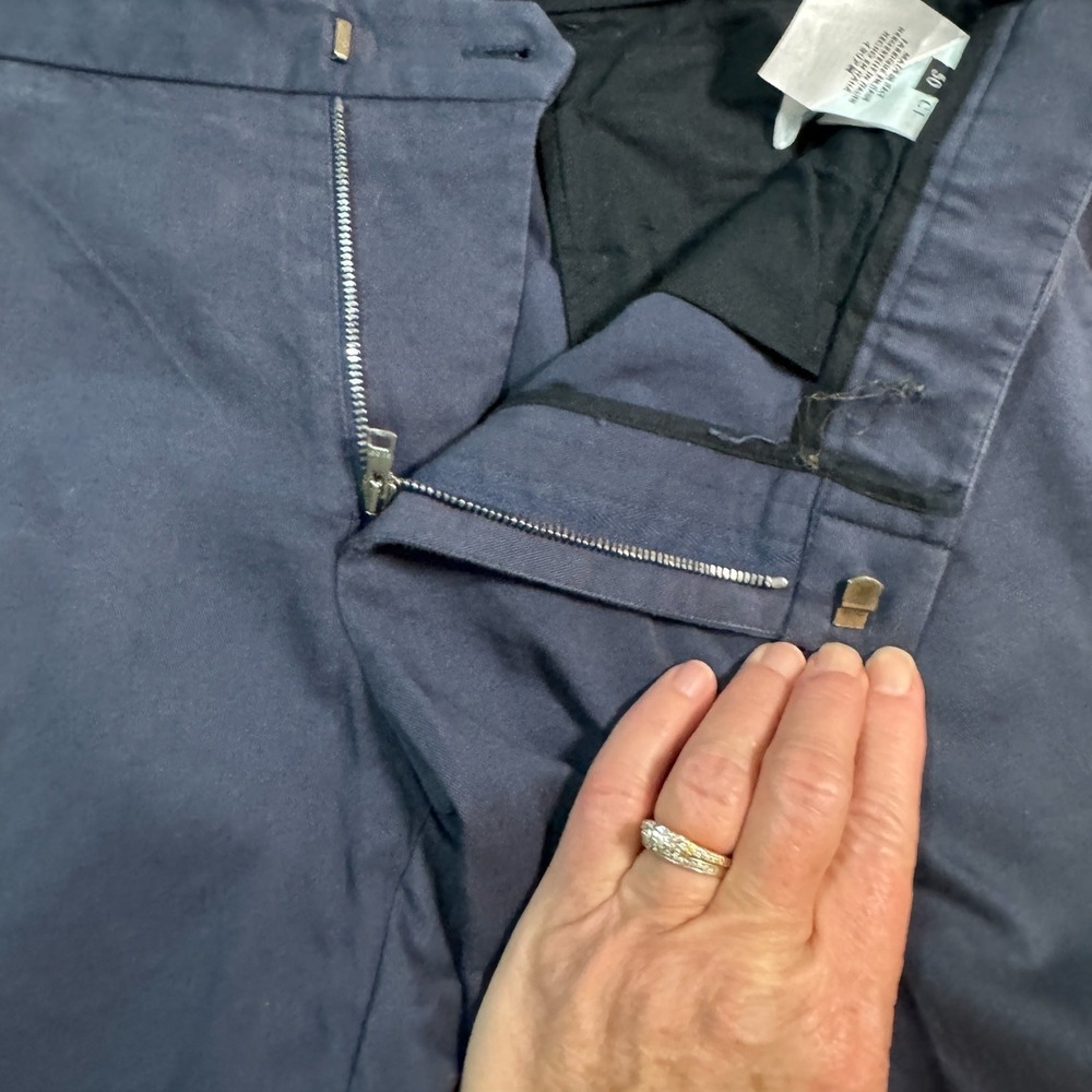 Gucci Men Navy Blue Cotton Tailored Dress Pants Made in‎ Italy Size 50 - Picture 8 of 12